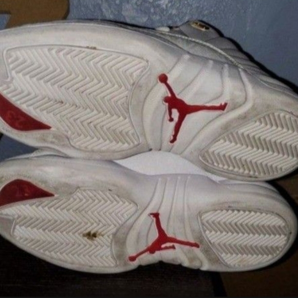 Little boy girl Nike Air Jordan 12 Retro Ps 'FIBA' Sneakers Shoes Size 3y 3 - Picture 5 of 7